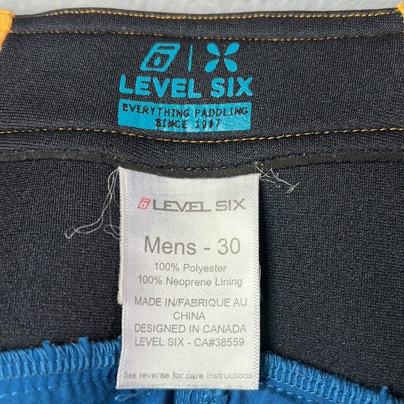 🎯🎉HP🎉 Level Six Boardshort Blue Size 30 No Lining - Picture 8 of 10